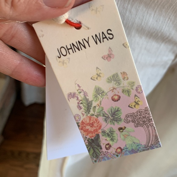 Johnny Was The Braided high rise relaxed fit easy through hip wide leg pants - Picture 5 of 15